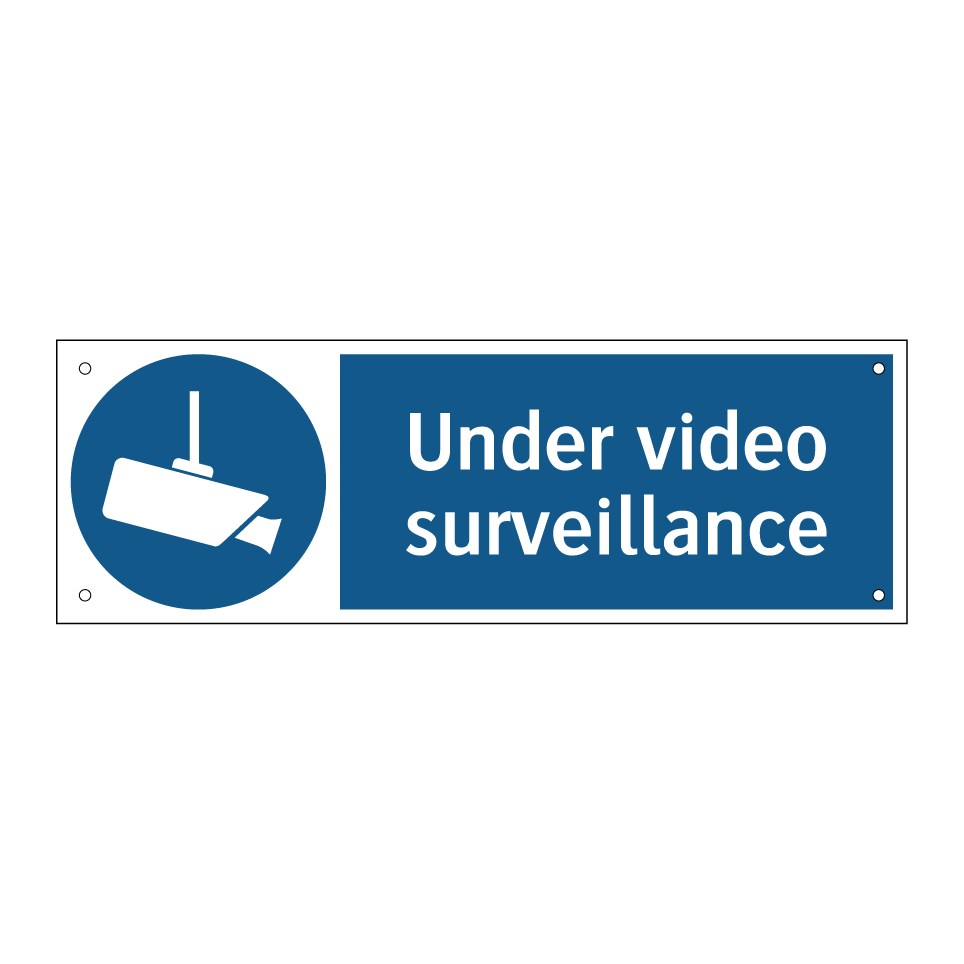 Under video surveillance