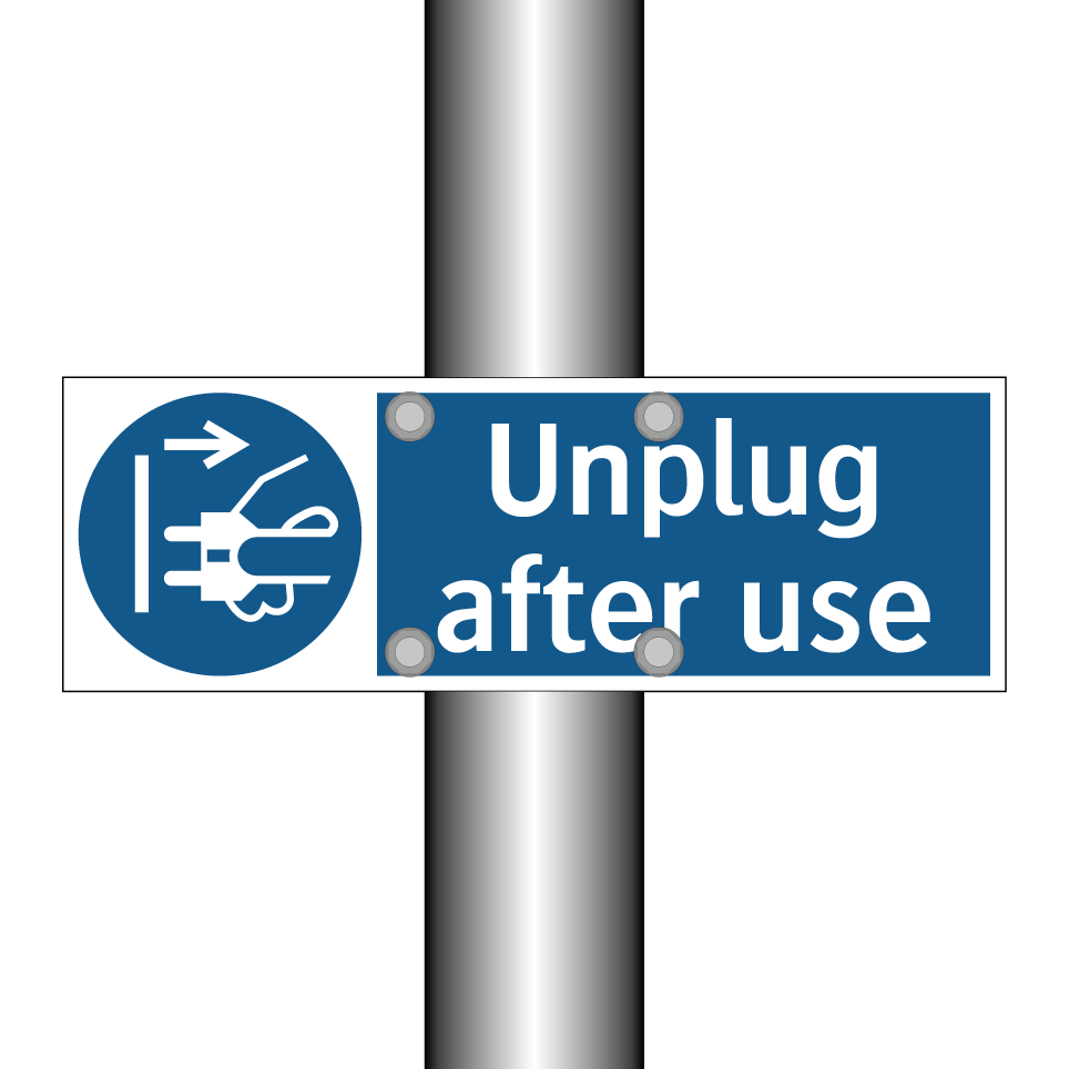 Unplug after use