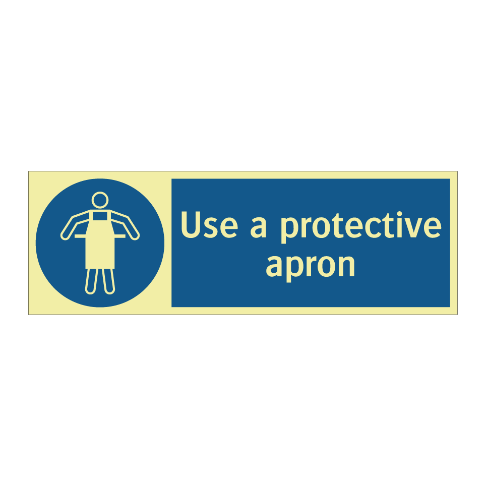 Use a protective apron