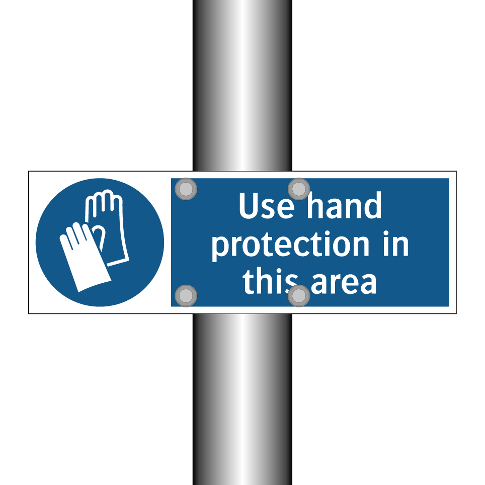 Use hand protection in this area