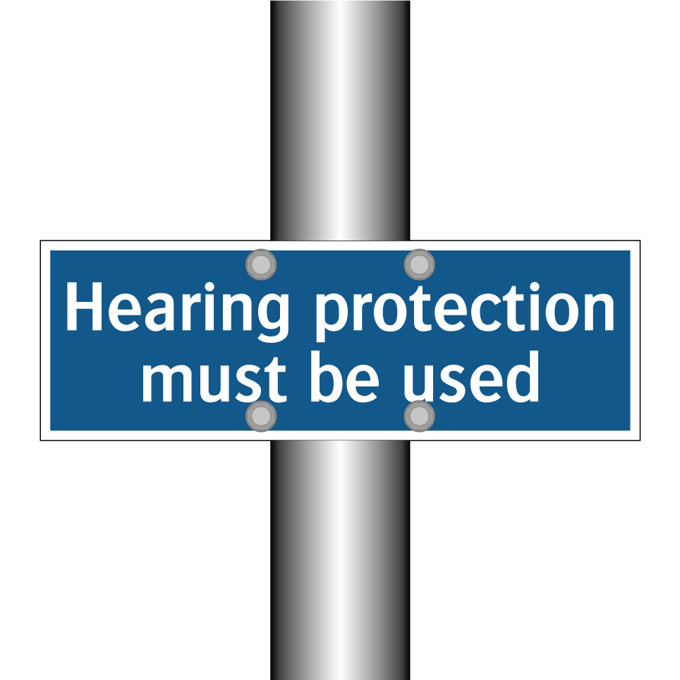 Hearing protection must be used