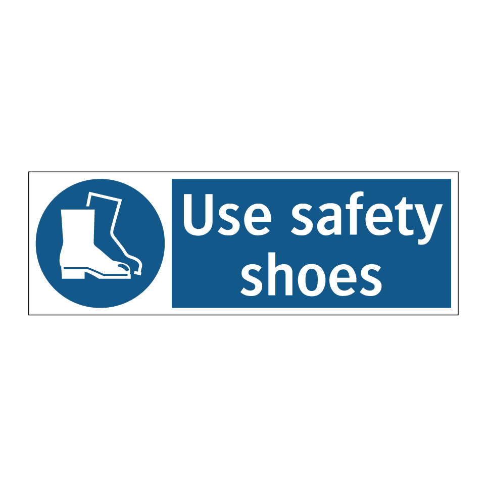 Use safety shoes
