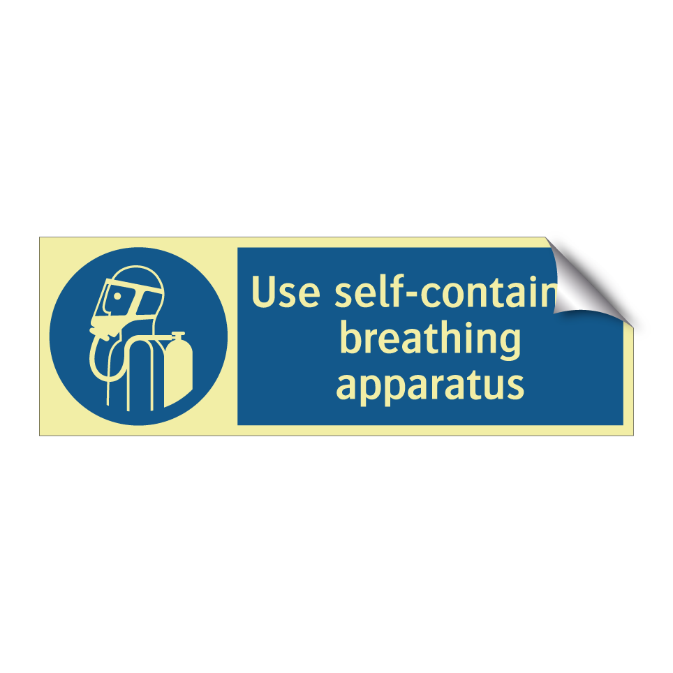 Use self-contained breathing apparatus