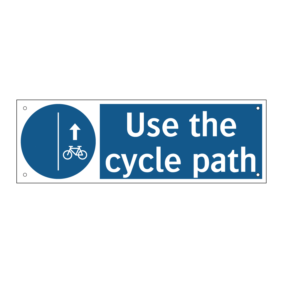 Use the cycle path