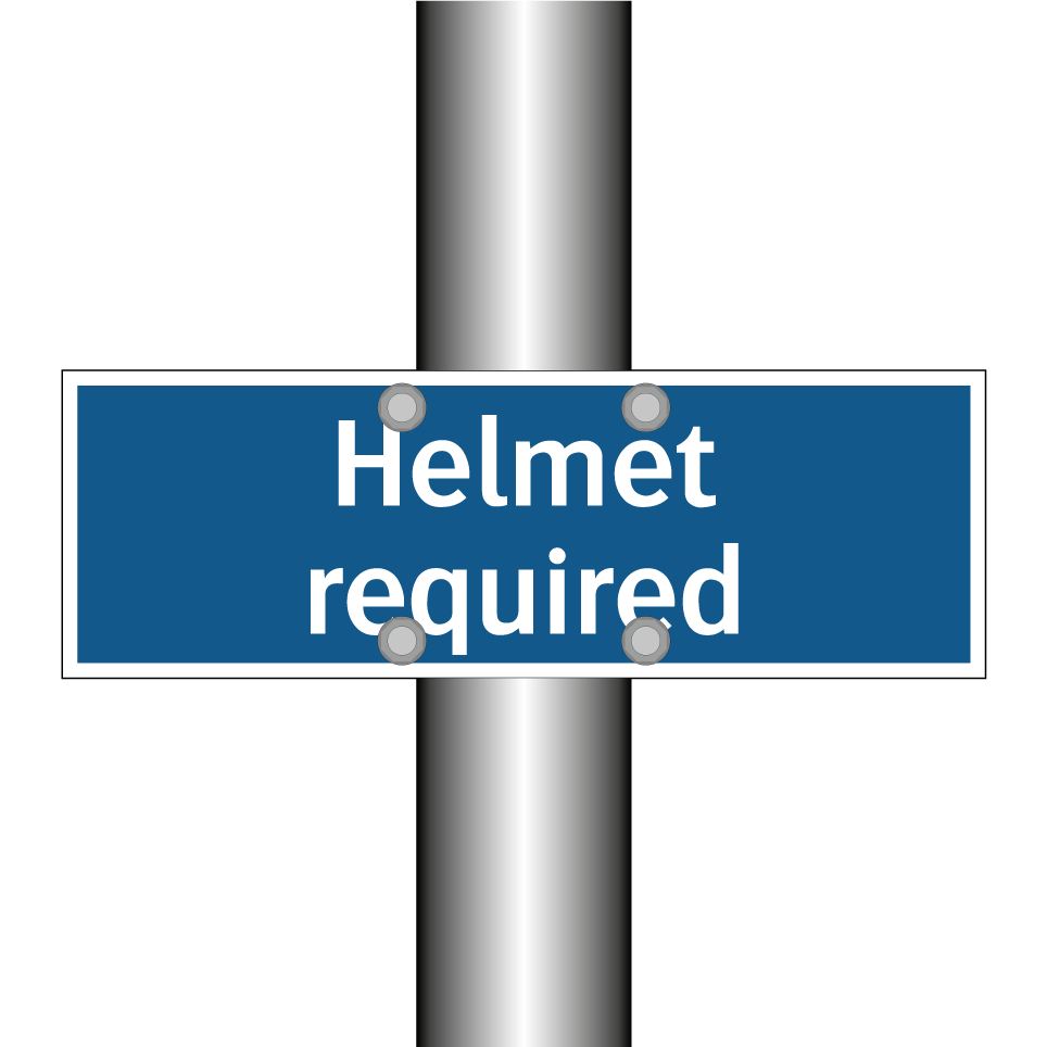 Helmet required