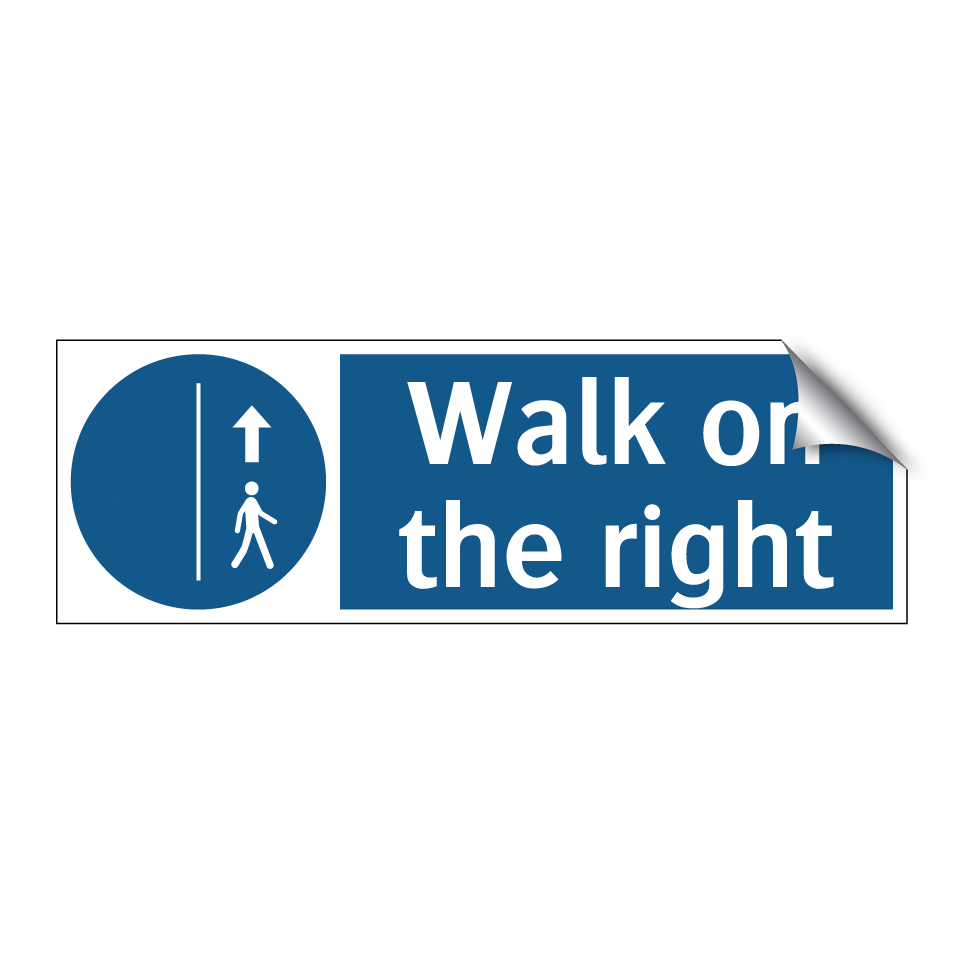 Walk on the right