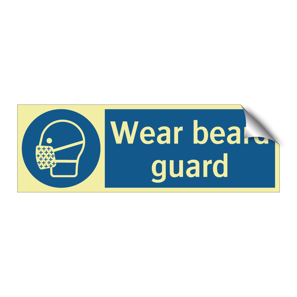 Wear beard guard