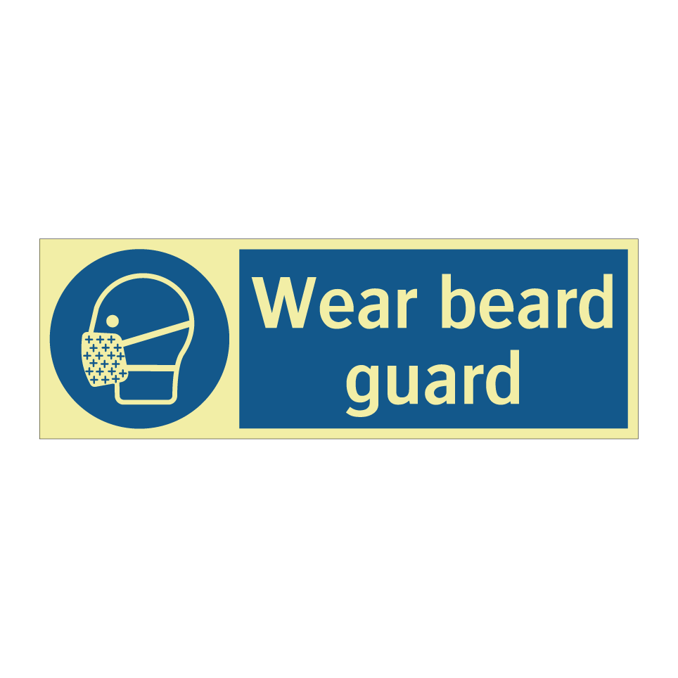 Wear beard guard