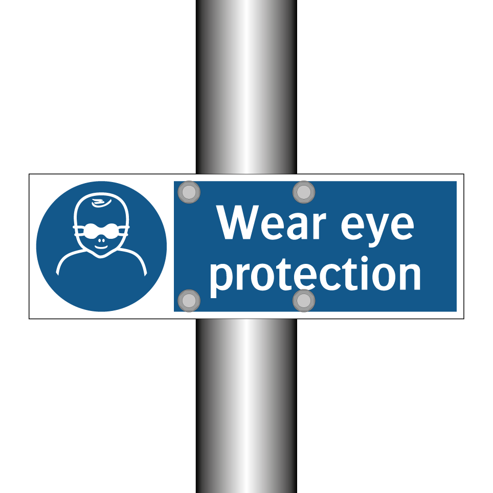 Wear eye protection