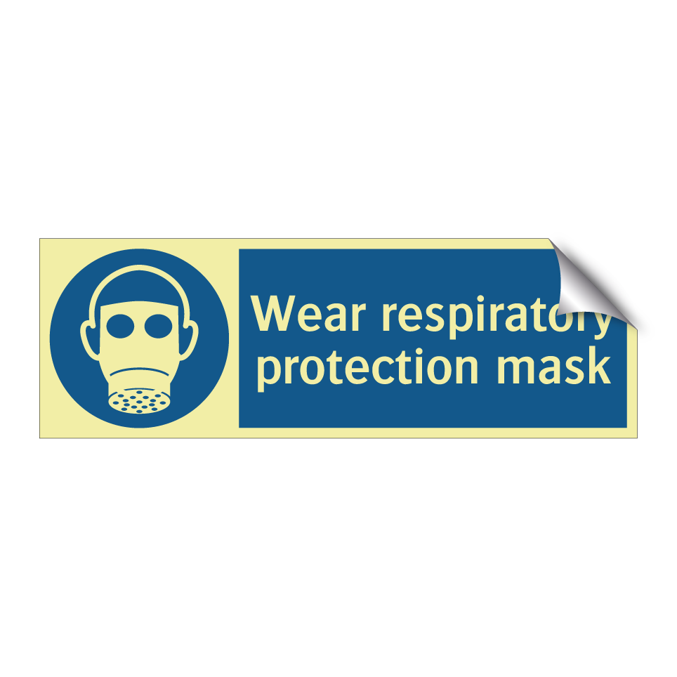 Wear respiratory protection mask