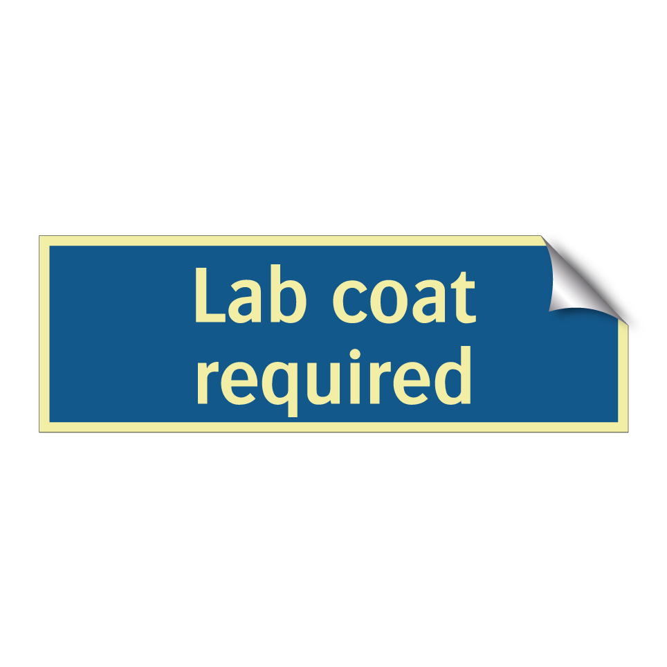 Lab coat required
