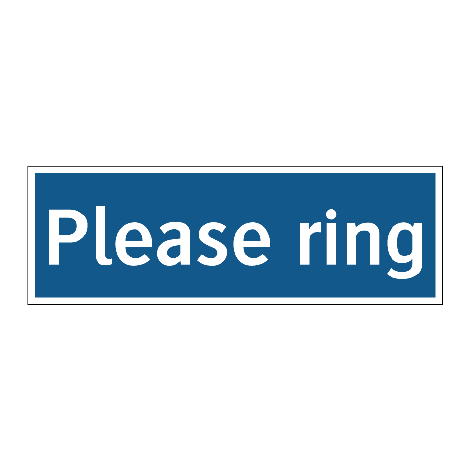 Please ring
