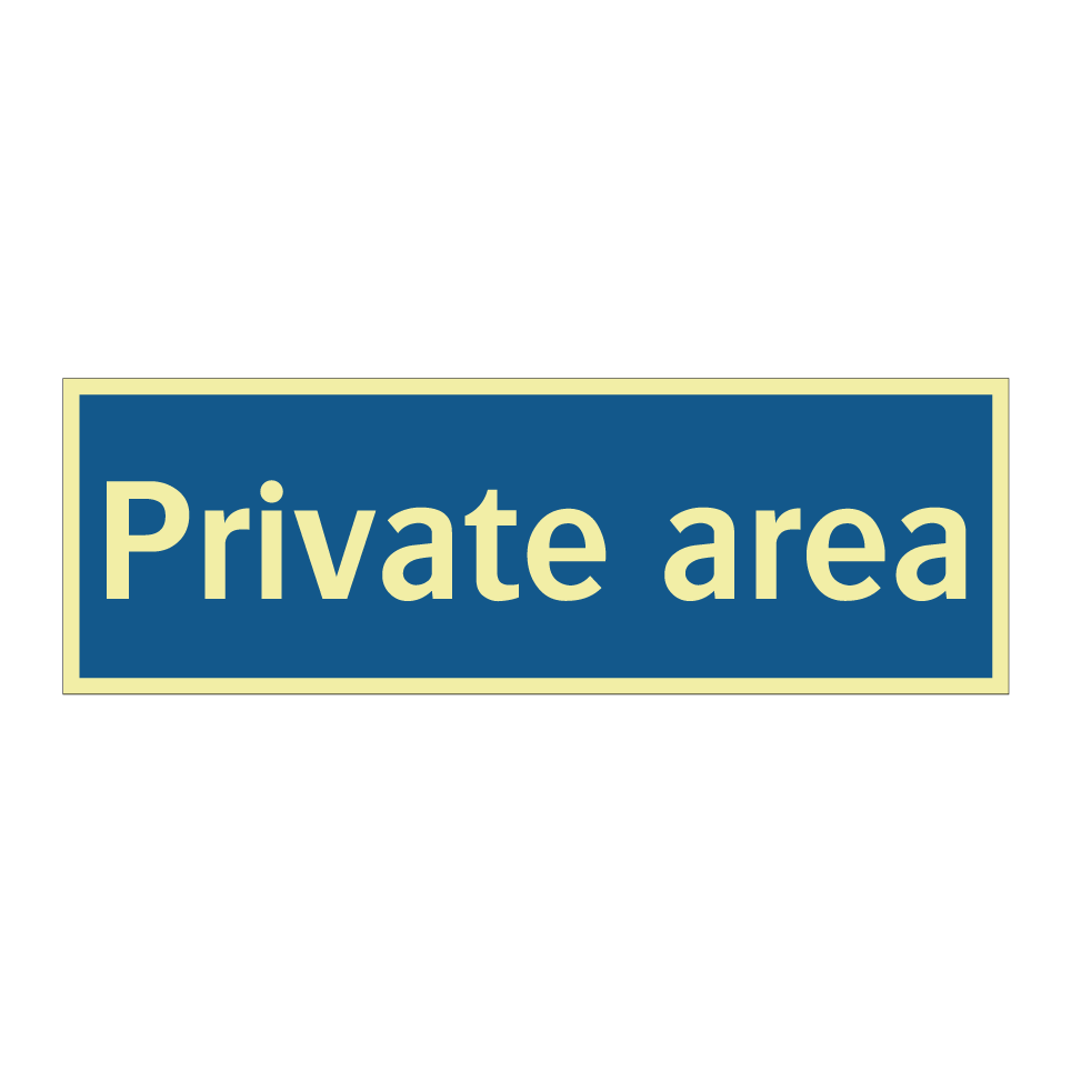 Private area
