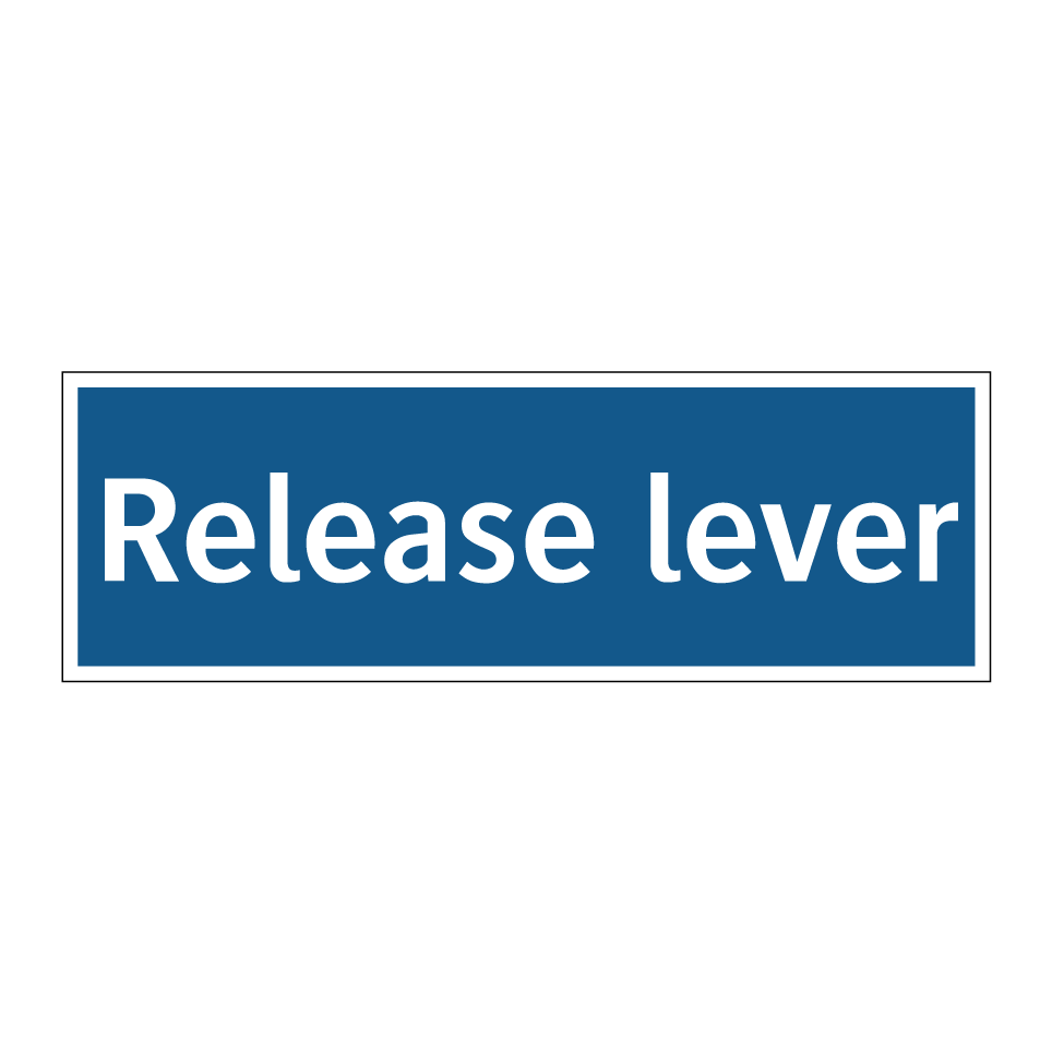 Release lever
