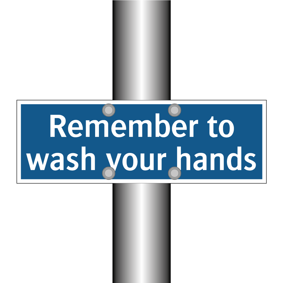 Remember to wash your hands