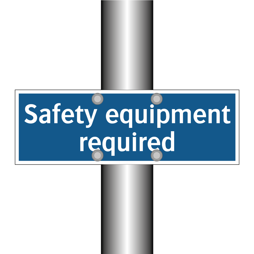 Safety equipment required
