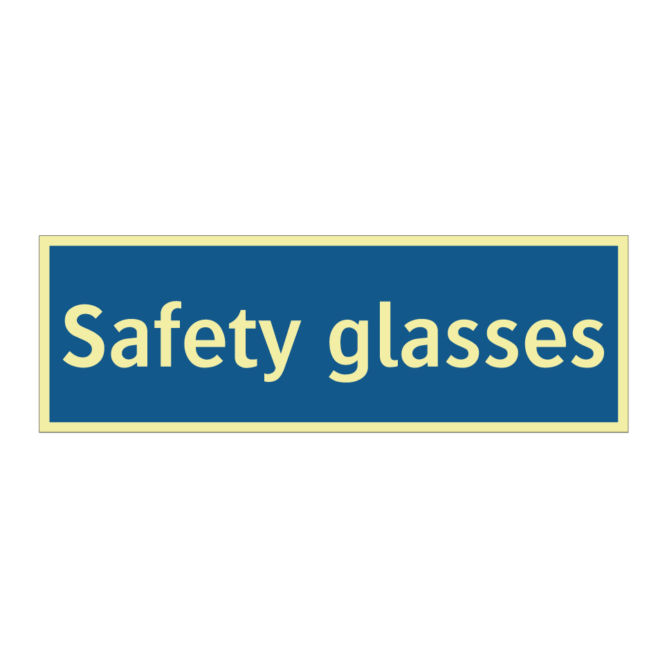Safety glasses