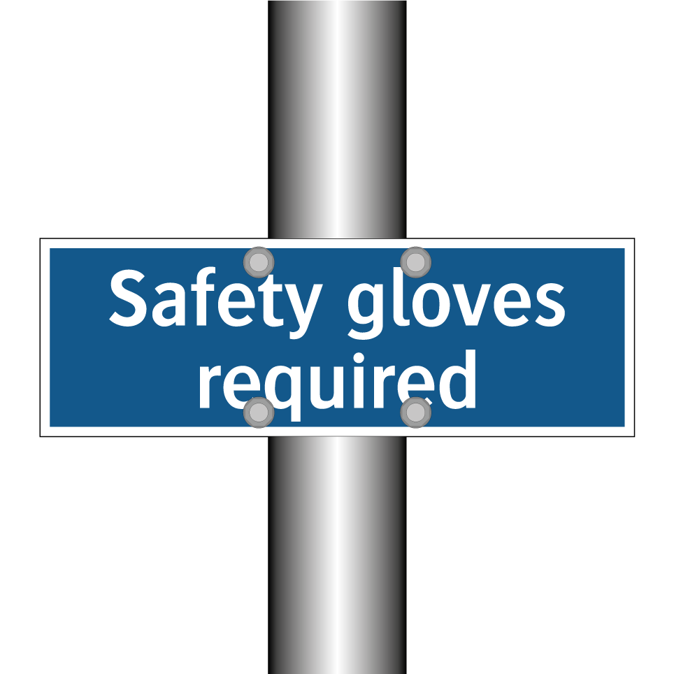 Safety gloves required