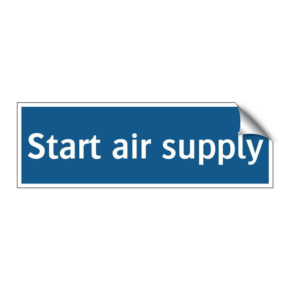 Start air supply