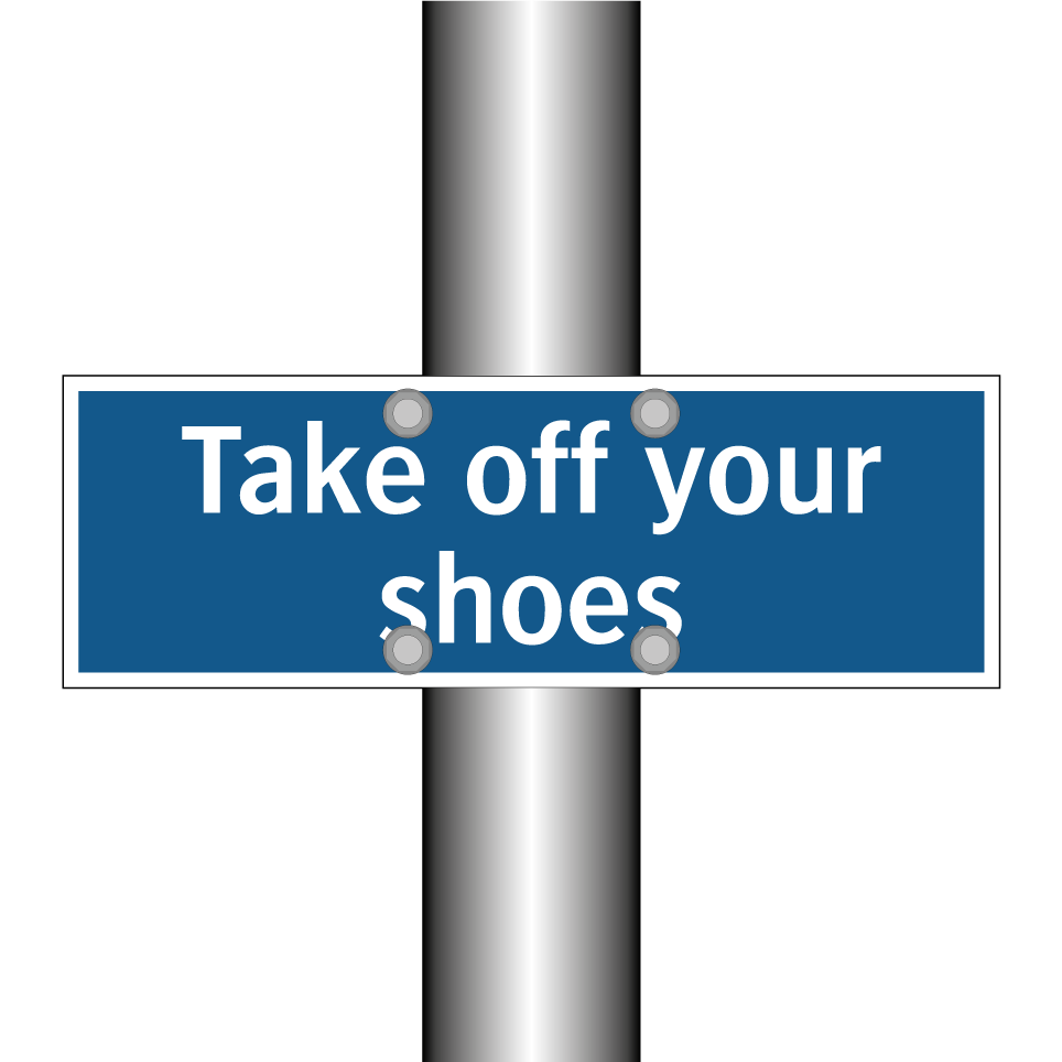 Take off your shoes