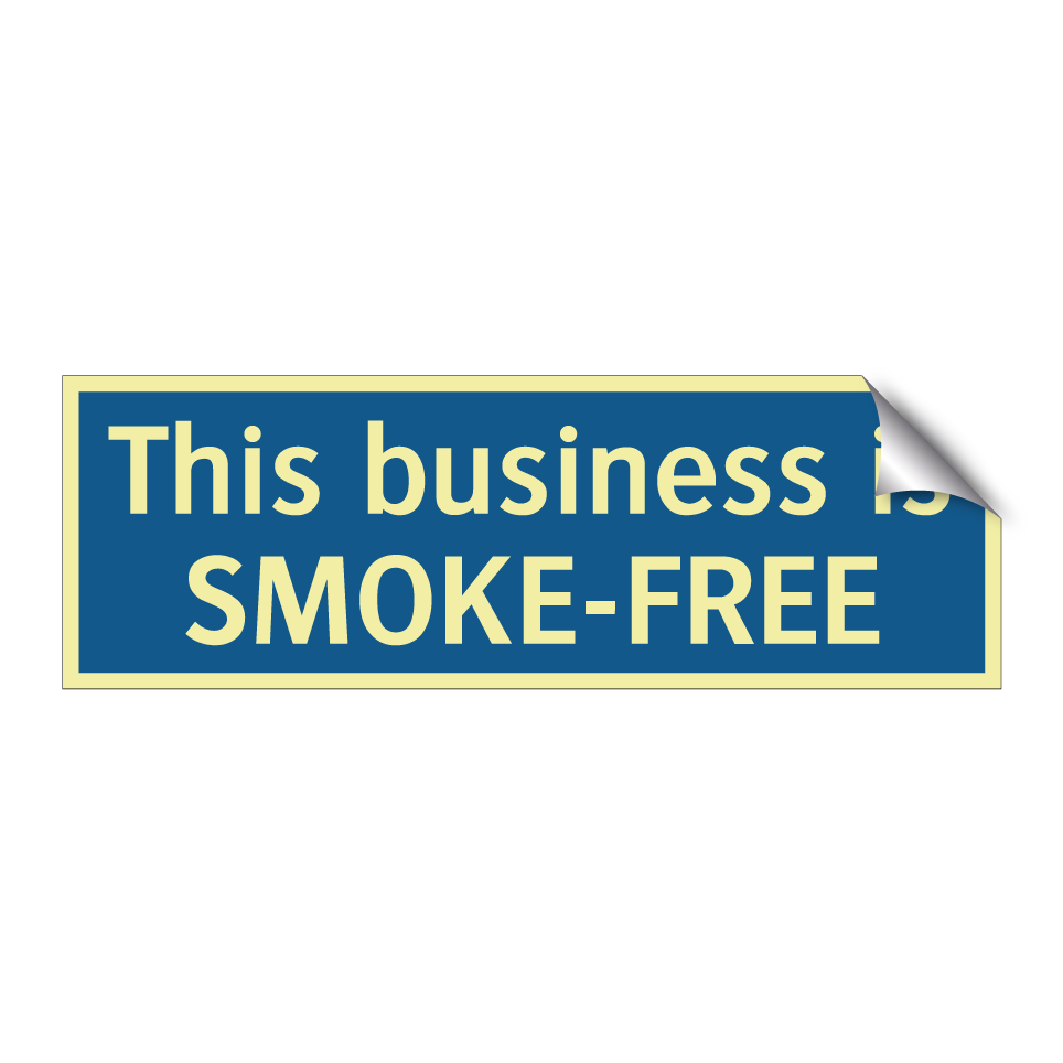 This business is SMOKE-FREE