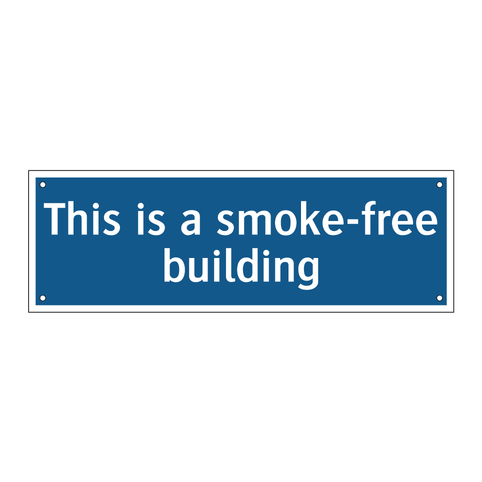 This is a smoke-free building
