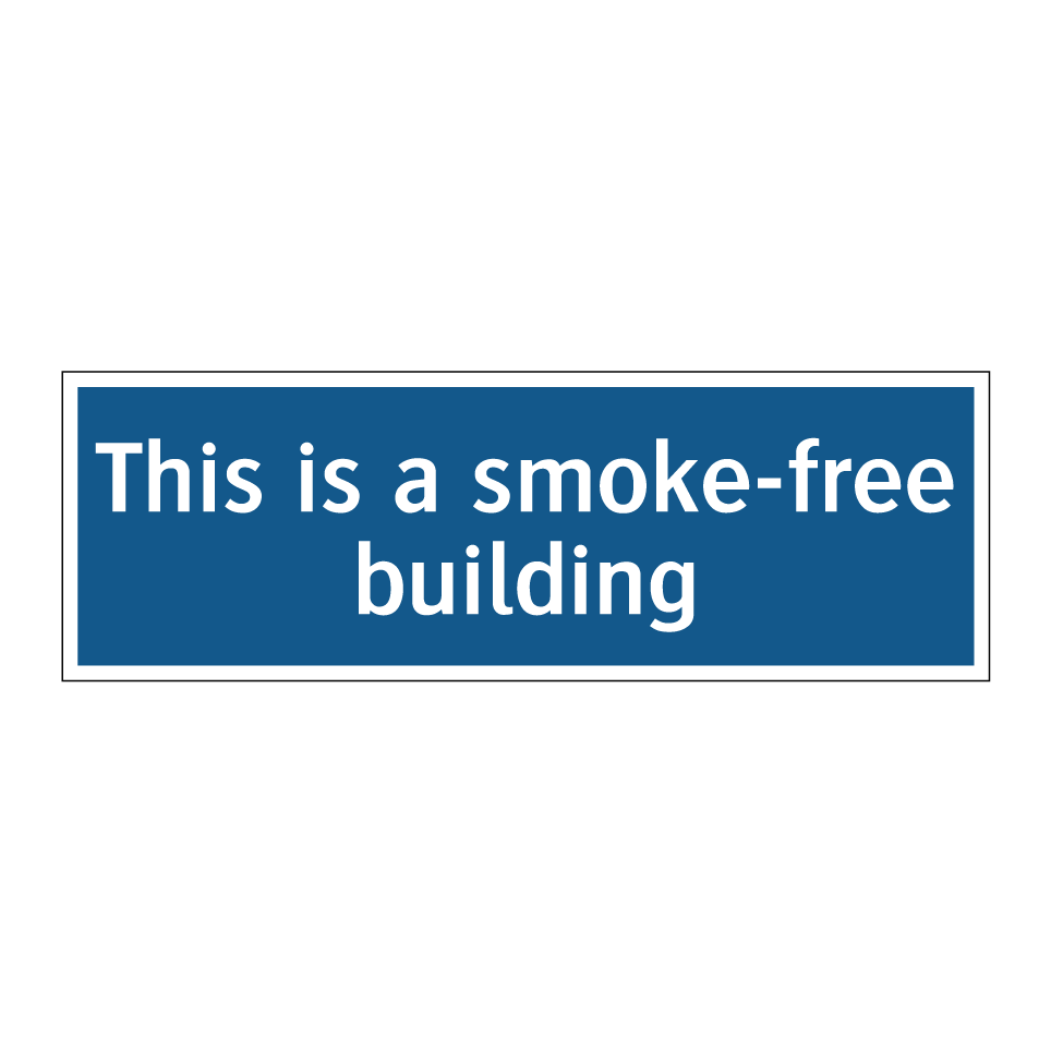 This is a smoke-free building