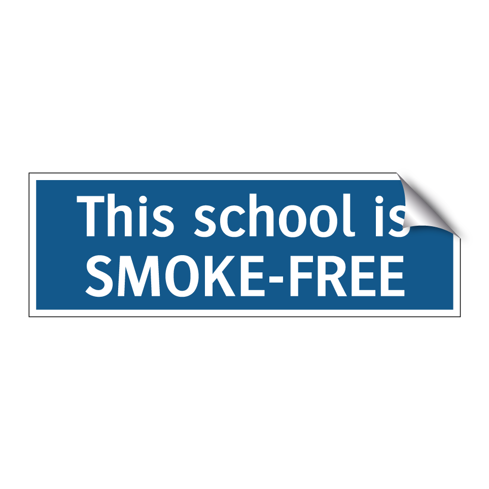 This school is SMOKE-FREE