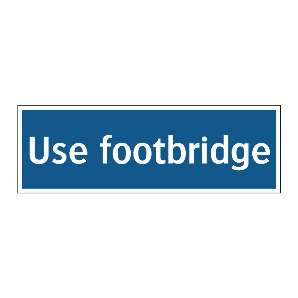 Use footbridge