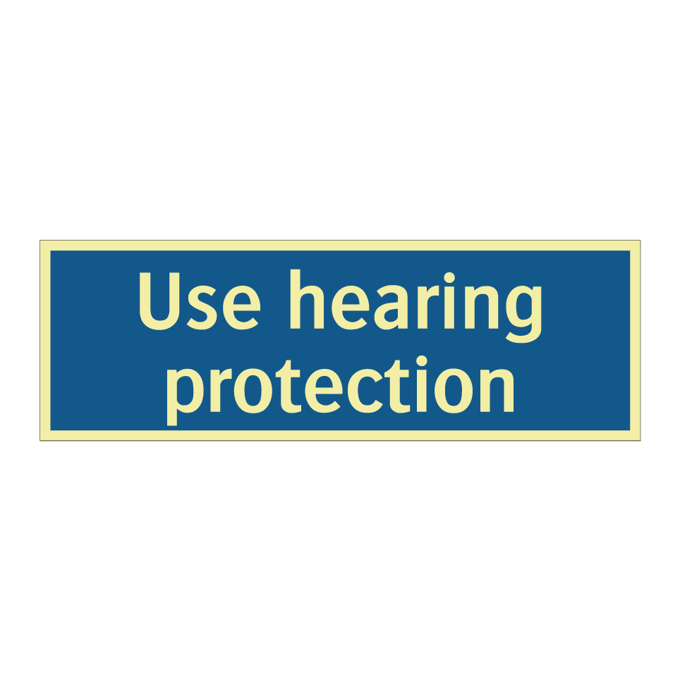 Use hearing protection