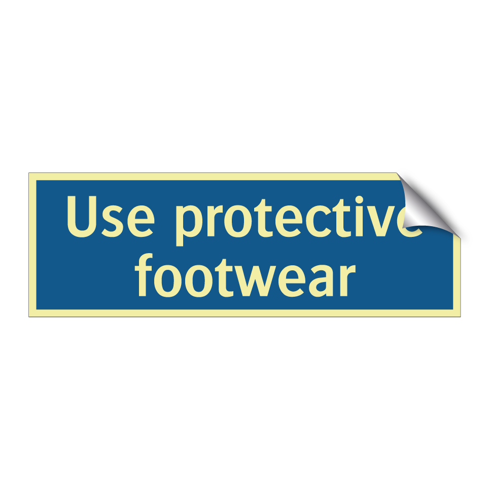 Use protective footwear