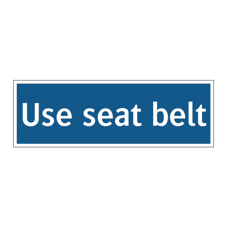 Use seat belt