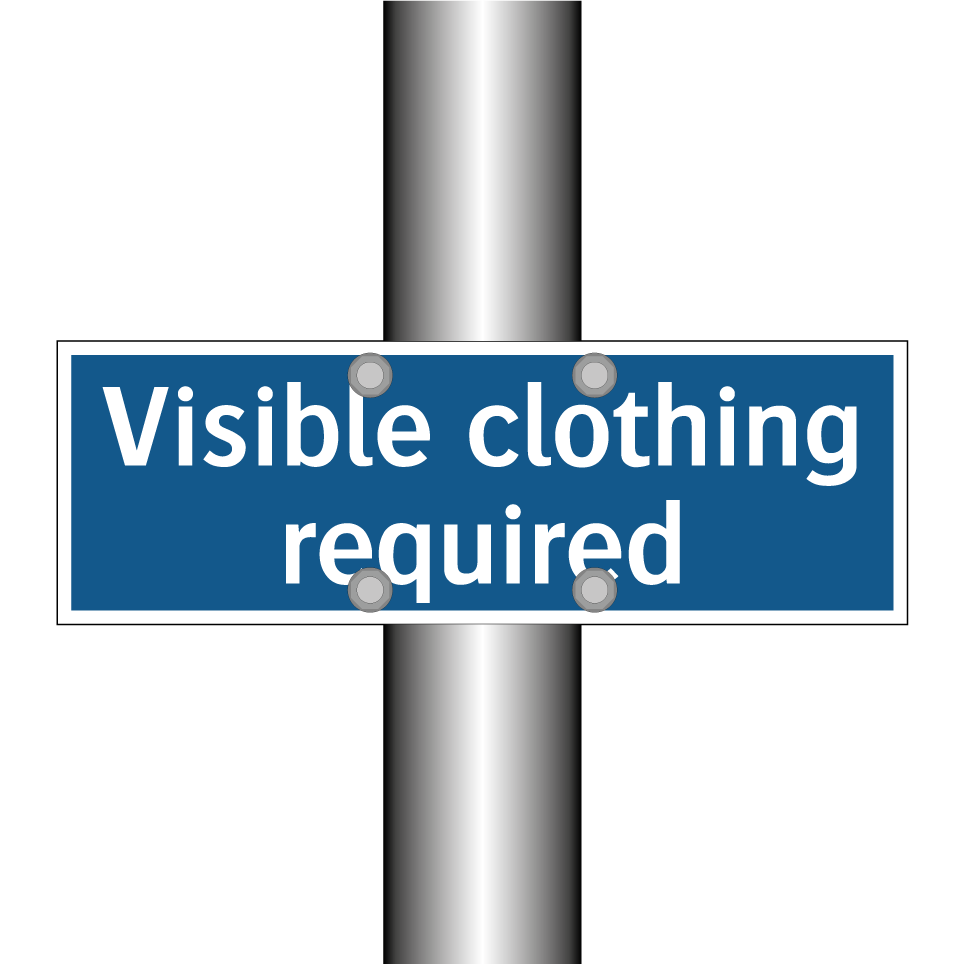 Visible clothing required