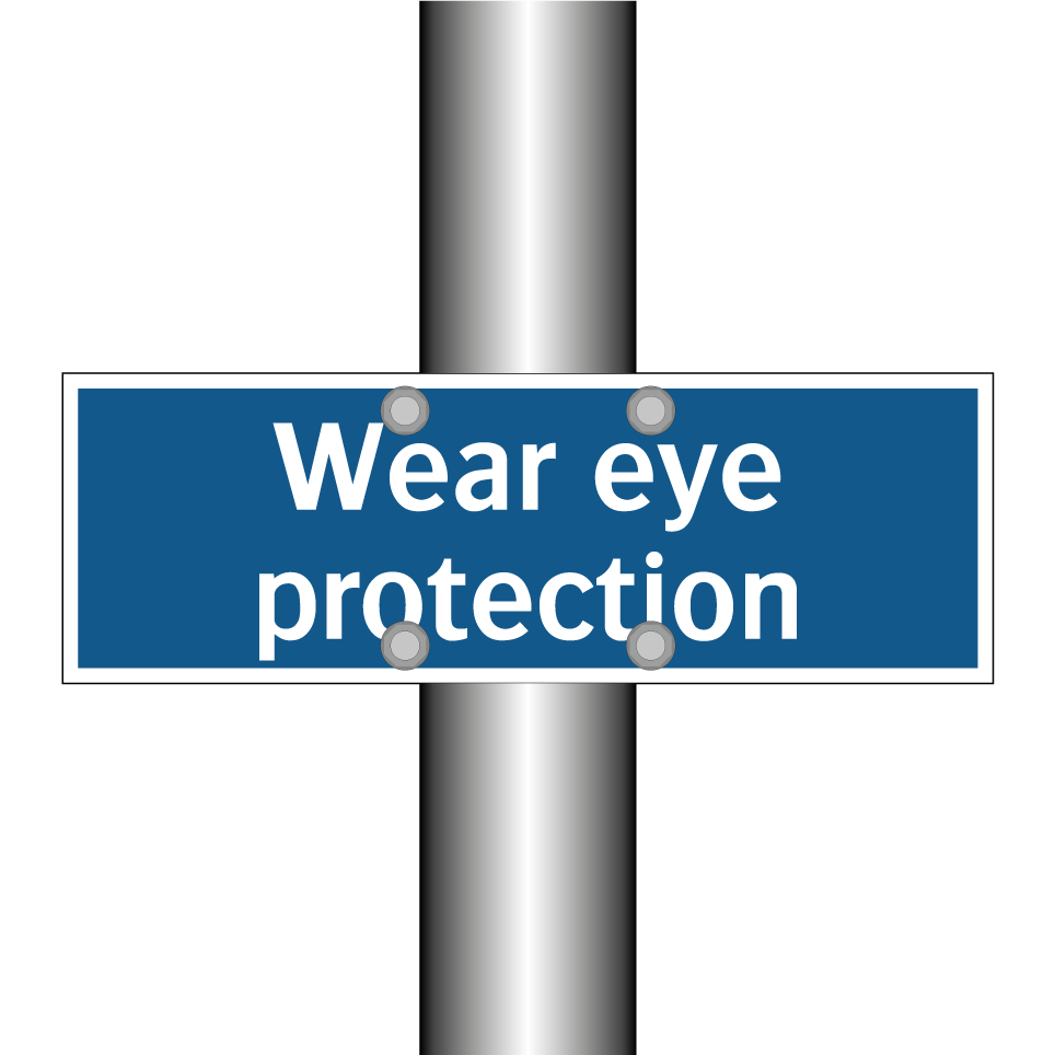 Wear eye protection
