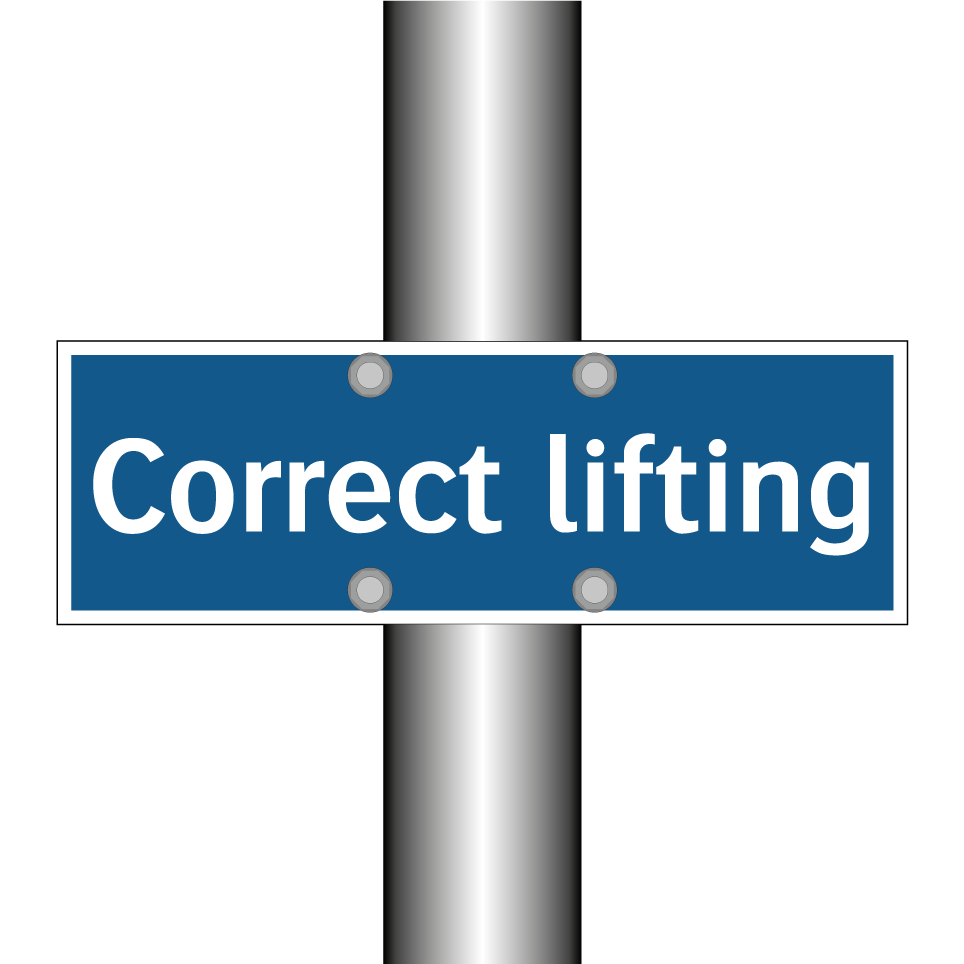 Correct lifting
