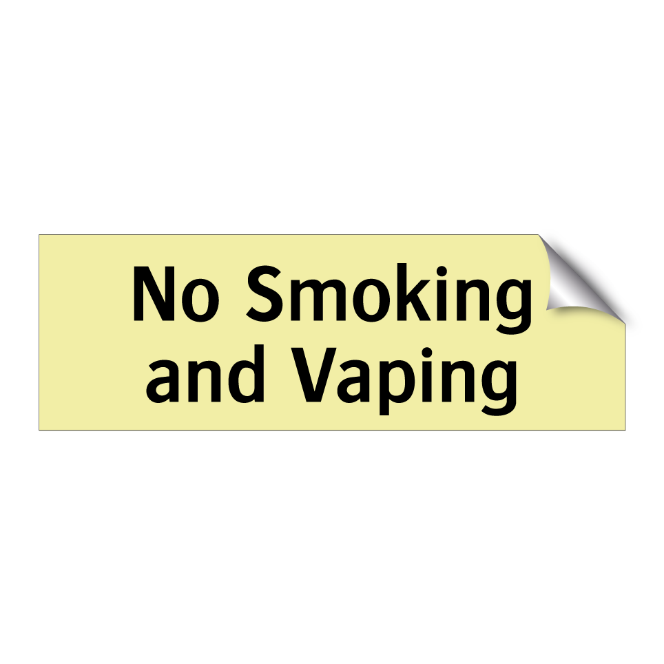No Smoking and Vaping