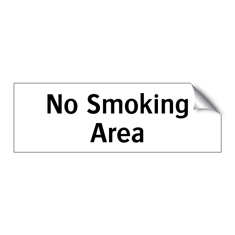 No Smoking Area