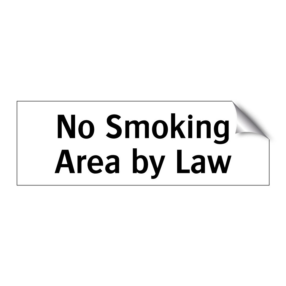 No Smoking Area by Law