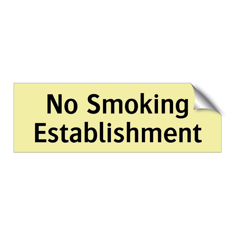 No Smoking Establishment