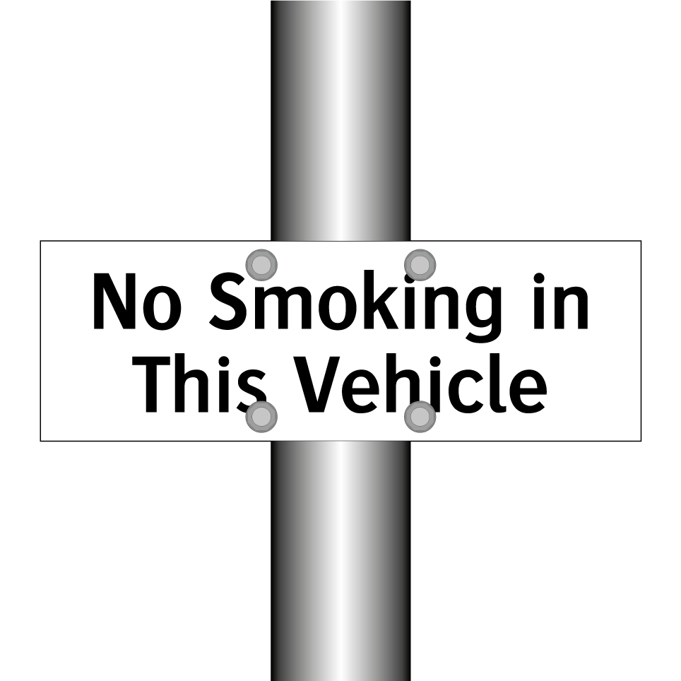No Smoking in This Vehicle