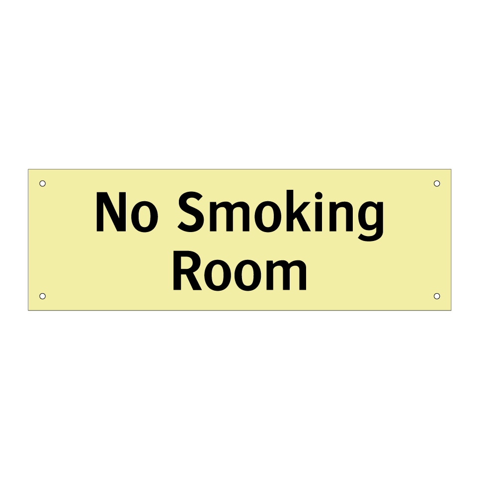 No Smoking Room