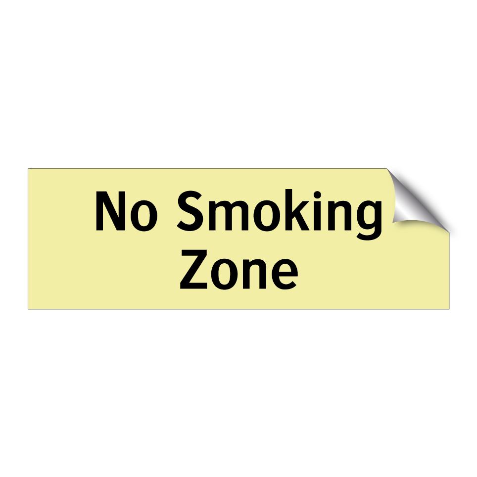 No Smoking Zone