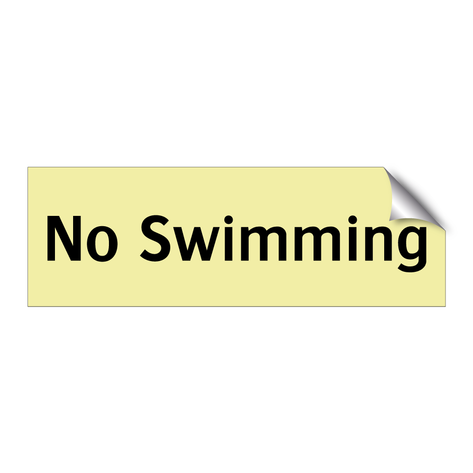 No Swimming