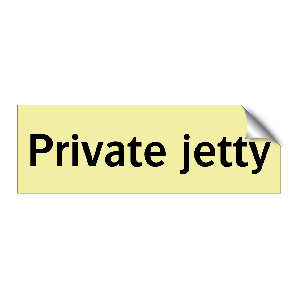 Private jetty