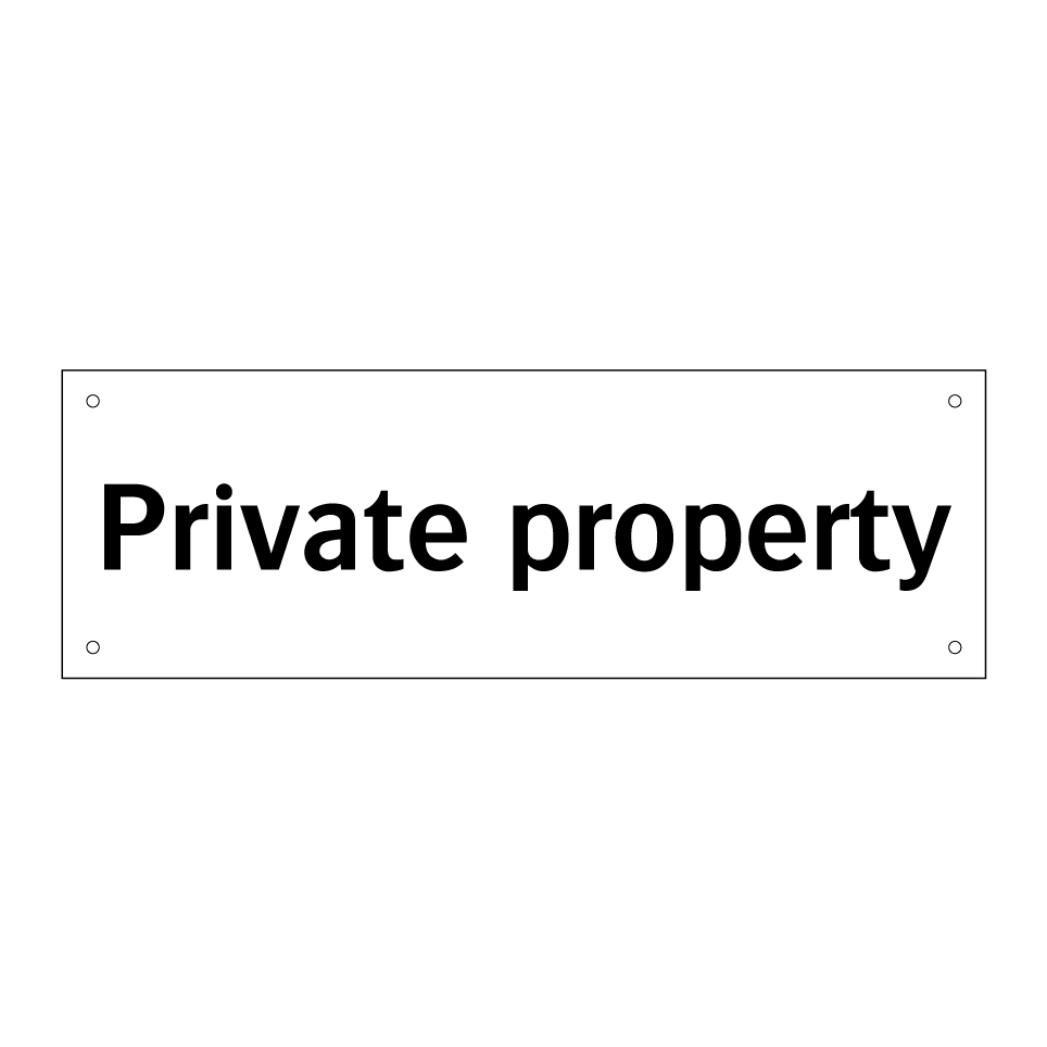 Private property