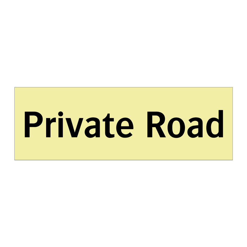 Private Road
