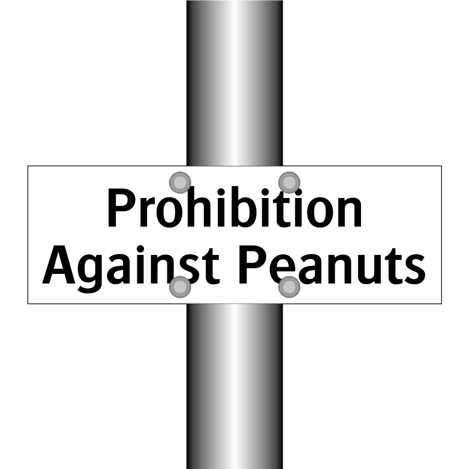 Prohibition Against Peanuts