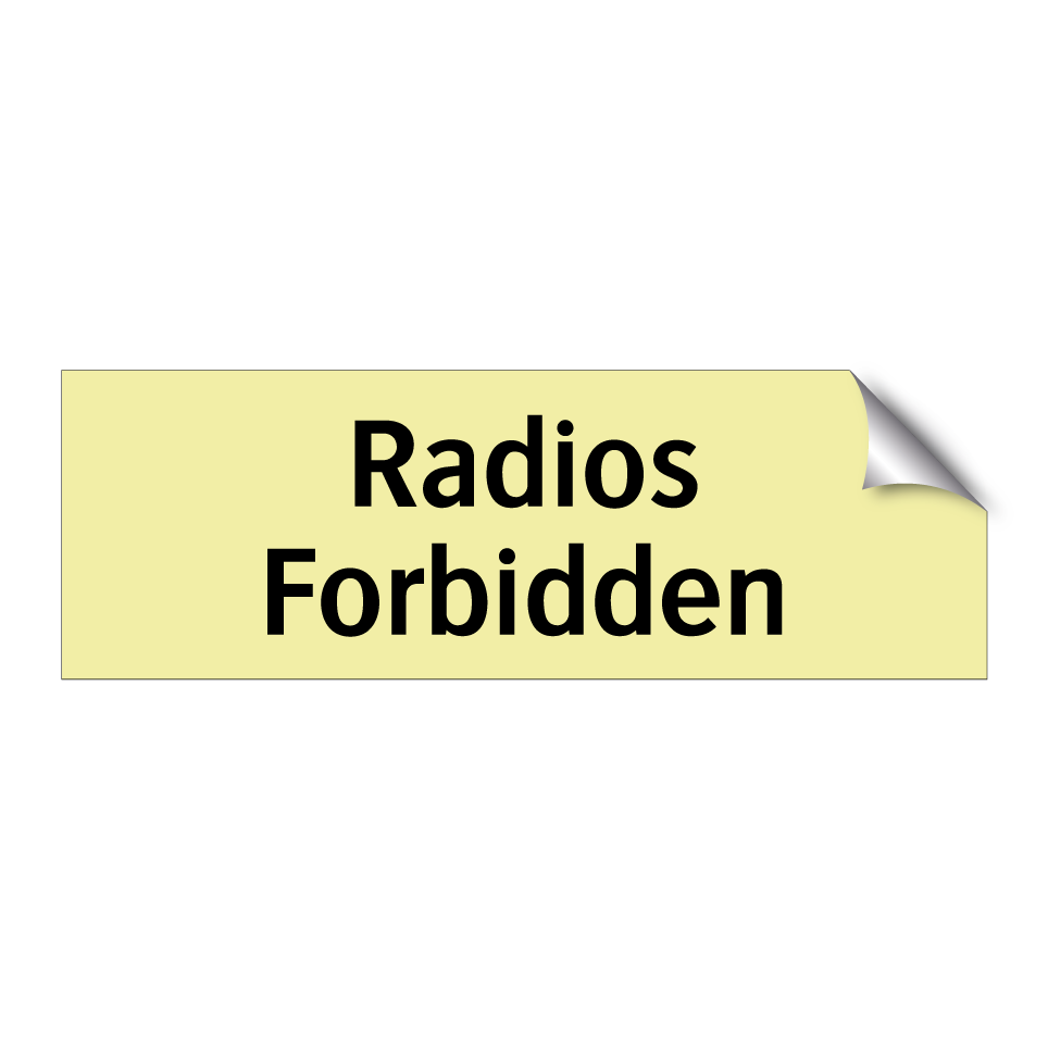 Radios Forbidden