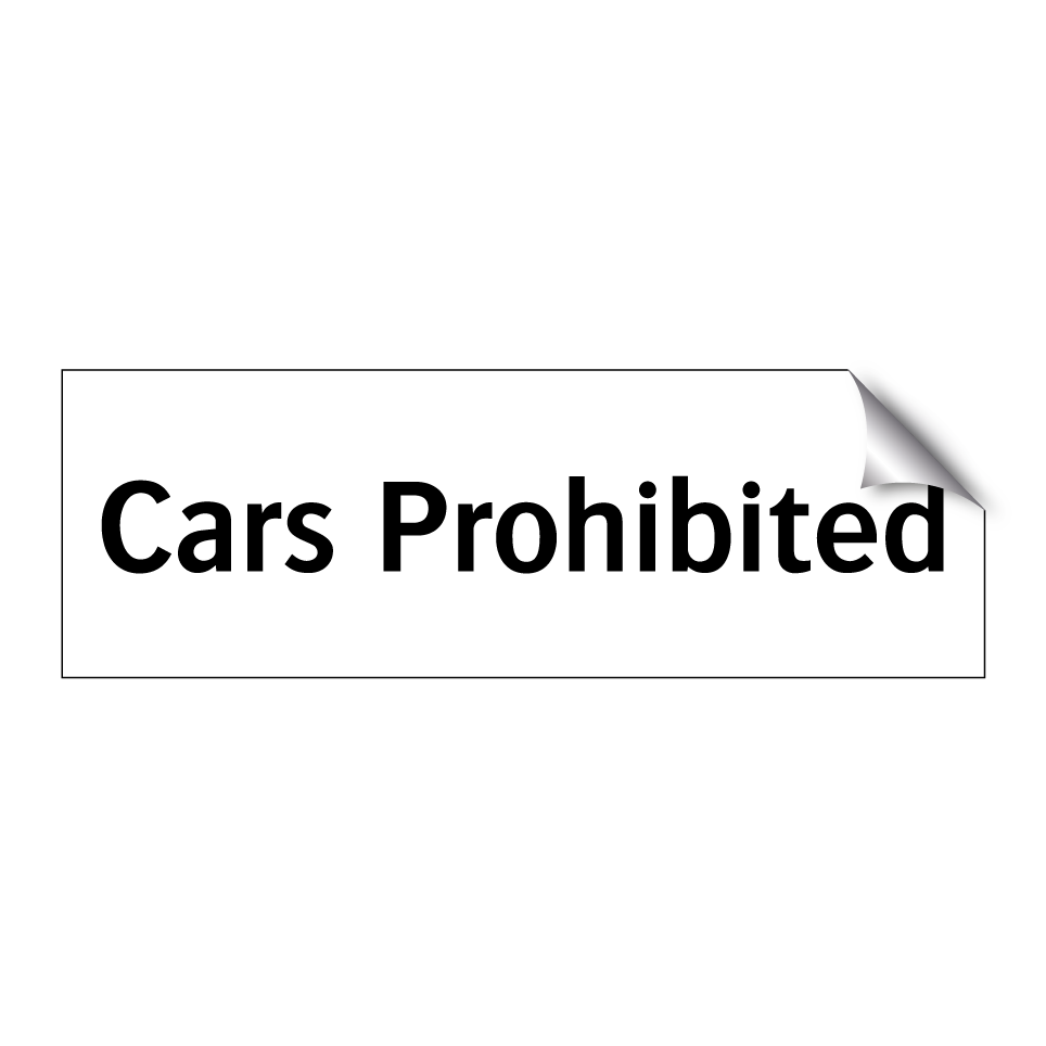 Cars Prohibited
