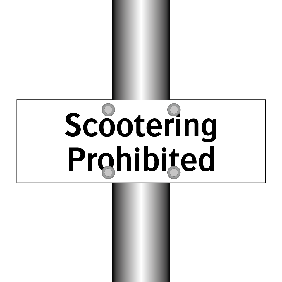 Scootering Prohibited